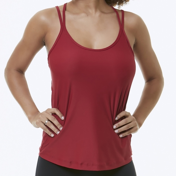 Red Strappy Tank Top Kenia - Picture 2 of 2